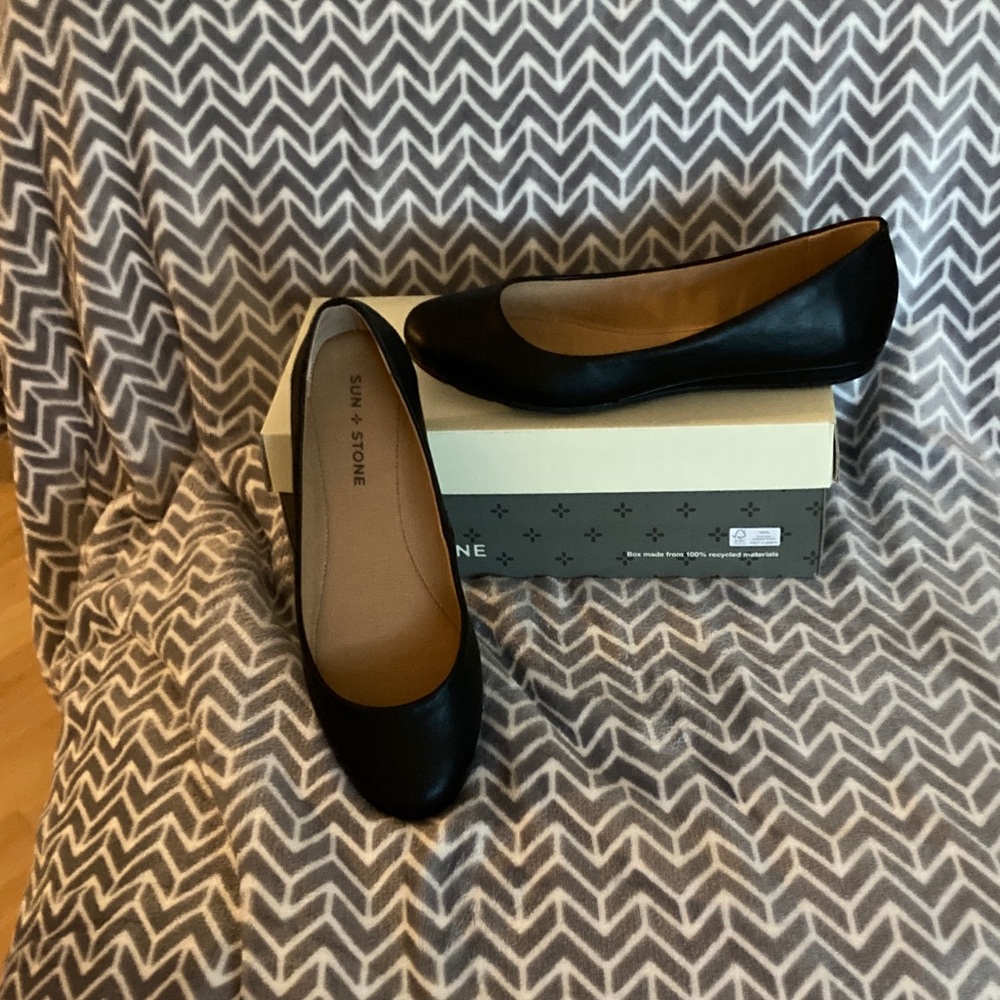 Sun & Stone Black Women's Loafers